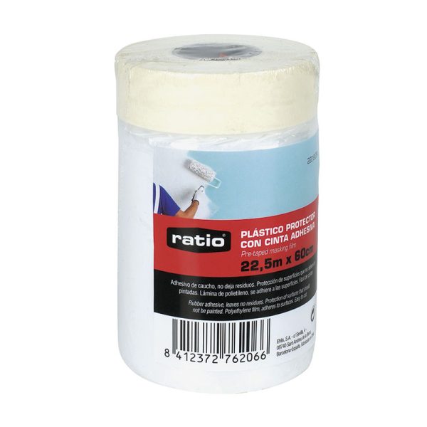 CINTA ADH.KREPP C/PLASTIC 90CMX22,5M 222B235