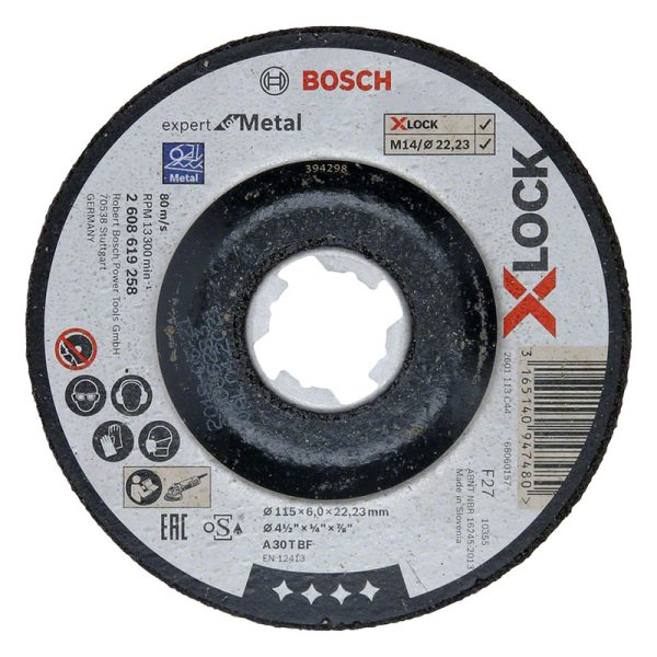 DISCO DESBASTE X-LOCK EXPERT METAL 115X6 1413h101 (UD)