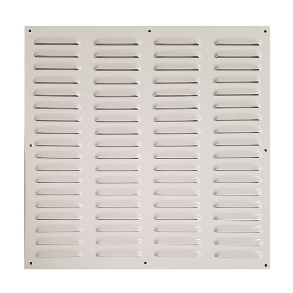 DESCATALOGADO -- 5225D3030B REJILLA VENT.ALUM C/ BORD. 1,2x30x30  BLANCA EHLIS (UD)