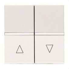 N2244 BL-PULSADOR PARA PERSIANAS CON 2 MDULOS ZENIT BLANCO-NIESSEN (UD)