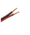 CABLE PARALELO AUDIO 2X1 ROJO/NEGRO CERVI (ML)