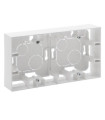 665399-CAJA SUPERFICIE NILOÉ 2 ELEMENTOS ALUMINIO-LEGRAND (UD)