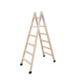 1128C7T ESCALERA MADERA 7 PELDAÑOS, CON TACOS (UD)