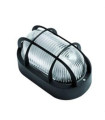 7440 N-APLIQUE ESTANCO OVAL 60W E27 NEGRO-FENOPLASTICA (UD)