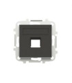 8518.1 NS-TAPA 1 CONECTOR CON PERSIANA SKY NEGRO SOFT-NIESSEN (UD)