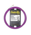 65040022-PASACABLES ANGUILA MAX 4mm ACERO / NYLON 22m LILA-ANGUILA ()