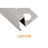 LISTELO ALUMINIO 10X12 PLATA BRILLO 2,6 MT  LAR12PB * (ud)