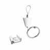 3459-ACCESORIO CARRIL SUSPENSIÓN TECHO CABLE 3 METROS BLANCO-BENEITO FAURE ()