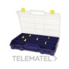 147005-ESTUCHE 47-26 460x350x81mm 21 SEPARADOR POLIPROPILENO AZUL-TAYG (UD)