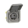 069571L-BASE DE CORRIENTE MODULAR PLEXO IP55, 2P+T, EMBORNAMIENTO CON TORNILLOS, GRIS-LEGRAND (UD)