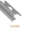 GUARDACANTO ALUMINIO T.A. PLATA BRILLO 12MM 2,6 MT   OA105PB  * (UD)