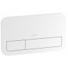 92249068-PULSADOR VICONNECT E200 FLUSH BLANCO DUAL BL-VILLEROY BOCH (UD)