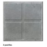 PANOT 4 PASTILLAS GRIS 20X20X2.5 REF. 02 23 M2/PALET (M2)