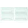 REJILLA VENTILACION LACADO BLANCA 15X30 REF. HV01901 (UD)