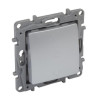 665311-CONMUTADOR DOBLE PERSIANA NILOÉ 6A ALUMINIO-LEGRAND (UD)