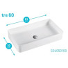 S04050100 LAVABO TRE 60 (UD)