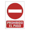 SEÑAL 210X297 PVC PROHIBIDO EL PASO2349B5 (1)