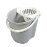 CUBO 15L.C/ESCURRIDOR GRIS CLARO HABITEX282Y1051 (1)