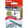 502689-KIT FIJACIÓN LÁMPARA TECHO/VENTILADOR (BOLSA 1u)-FISCHER (UD)