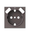 8588.3 TP-TAPA BASE SCHUKO + DOBLE CARGADOR USB SKY NIESSEN TAUPÉ-NIESSEN ()