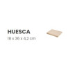 TOCHO HUESCA 18X36X4,2 BLANCO (UD)