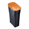 CUBO ECOBIN 25L. CON TAPA NARANJA278Y252 (1)