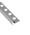 LISTELO ALUMINIO R12X10MM FIRENZE PLATA 2,60ML (ud)