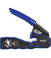 209802-CRIMPADORA CON CORTE AUTOMÁTICO PARA CONECTORES MACHO RJ45 PASANTE Y NO PASANTES-TELEVES ()