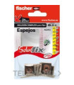502694-KIT FIJACIÓN ESPEJOS SIN MARCO (BOLSA 1u)-FISCHER (UD)