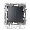 665402-CONMUTADOR DOBLE NILOÉ 1P 10A ANTRACITA-LEGRAND (UD)
