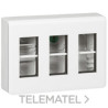 078883L-CAJA MECANISMOS SUPERFICIE MOSAIC-II 3 COLUMNAS BLANCO-LEGRAND (UD)
