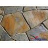 PIEDRA GRIS OXIDADA 2-3 CM 40 FILAS/PALET (FILA)