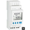 IH TER MC2-INTERRUPTOR HORARIO DIGITAL MODULAR SEMANAL, 2 CANALES, PROGRAMABLE POR NFC-DINUY (UD)
