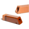 928070715 - GARGOLA 7X7X25 (INT.4) TERRACOTA ROJO 15 C.FERRES (UD)